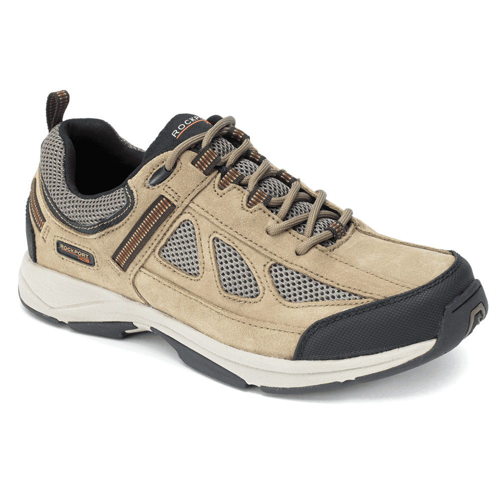 Rockport Mens Sneakers Khaki - Rock Cove Lace Up - UK 127-DUWMON